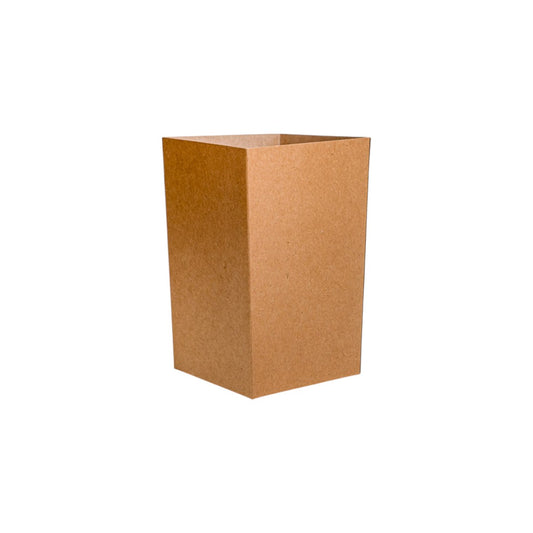 Kraft Popcorn Box 90x90x160mm 50pack