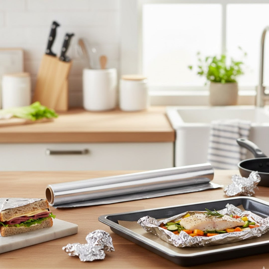 Aluminum Foil 10m Light Duty Kitchen-Catering Foil 10m x 300mm