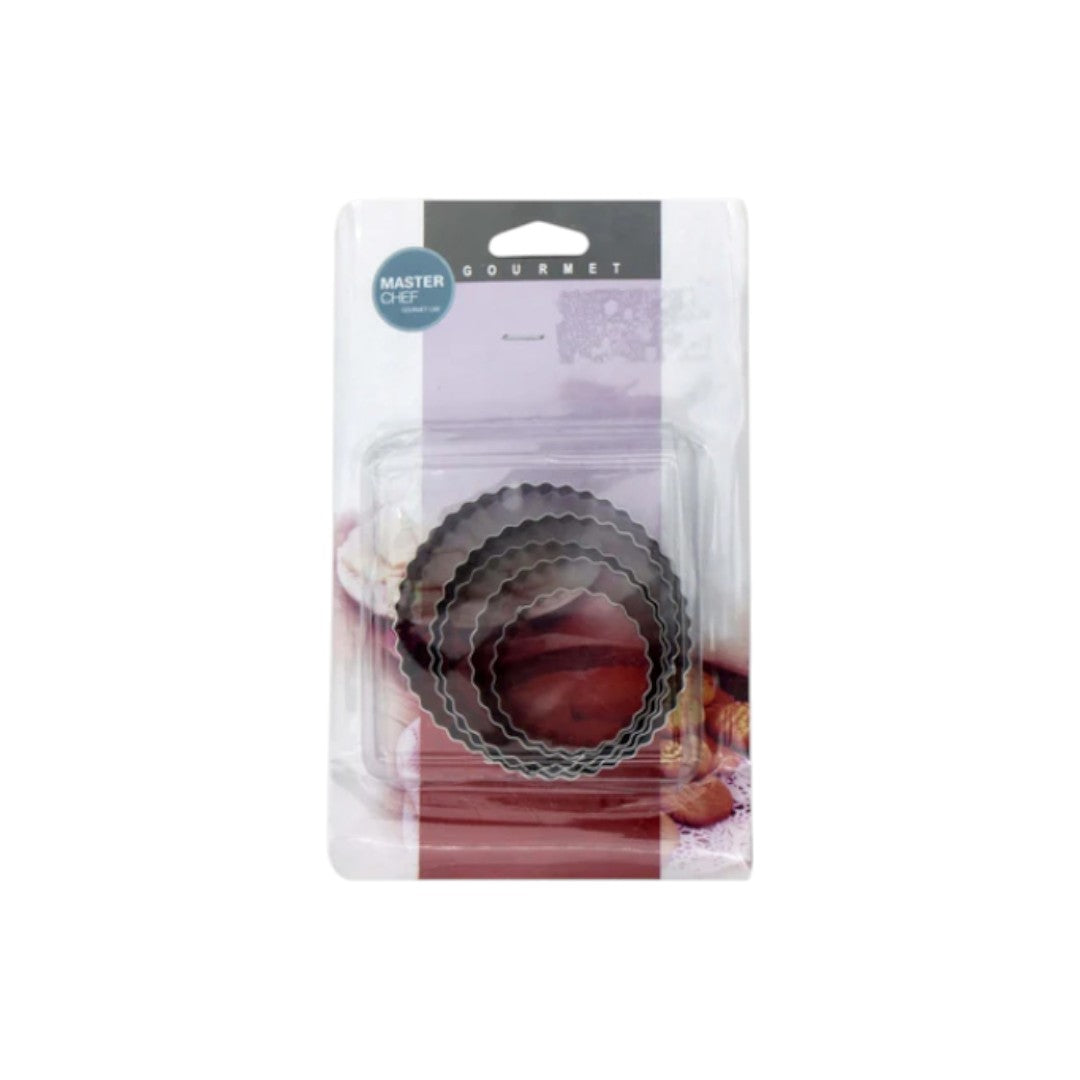 Stainless Steel Cookie Cutters Round 5pack