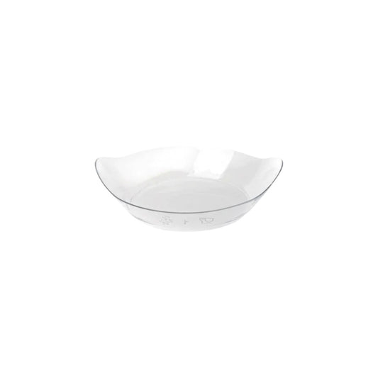 Acrylic Oval-Shaped Mini Dessert Cups 8x5x2cm 10pack