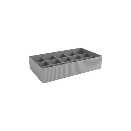 Plastic Shell Organiser 15-Divisions 30x18x6cm