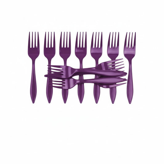 12pack Disposable Plastic Cutlery Forks