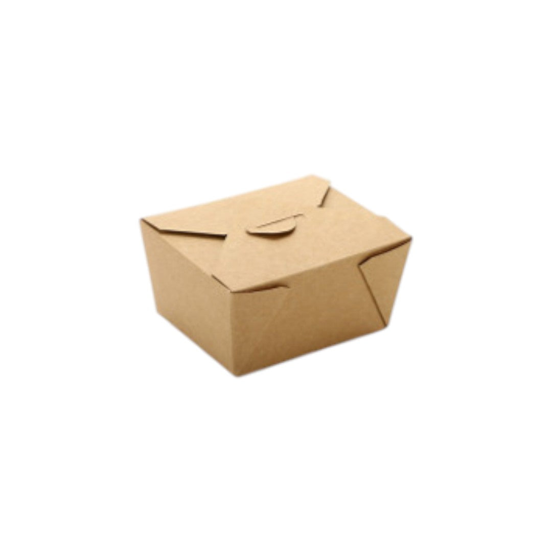 Kraft Paper Food Lunch Box No.1 800ml 10pack