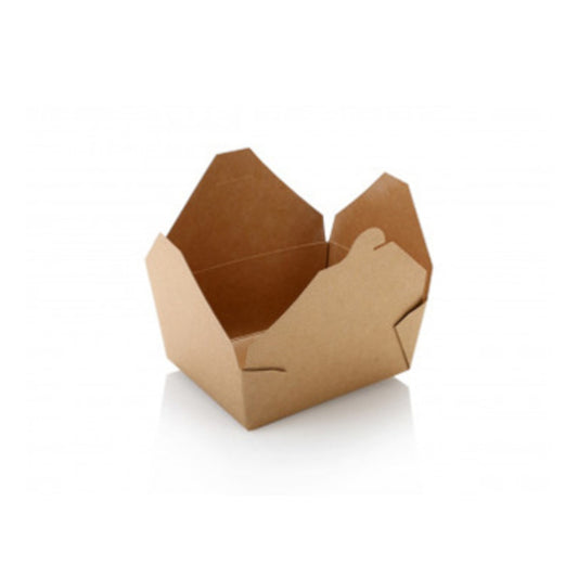 Kraft Paper Food Lunch Box No.8 1300ml 10pack