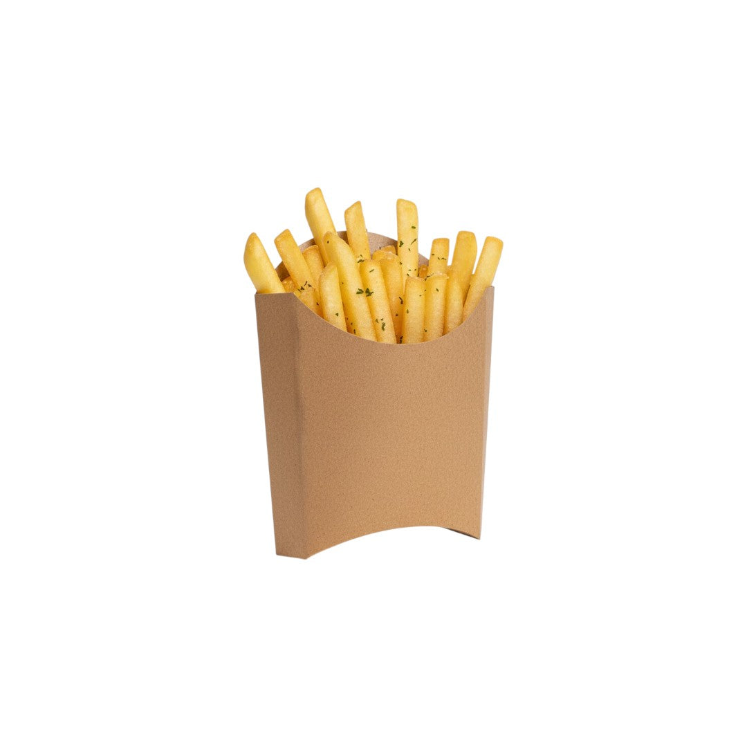 Kraft French Fry Chip Box 100x110x40mm -50pack