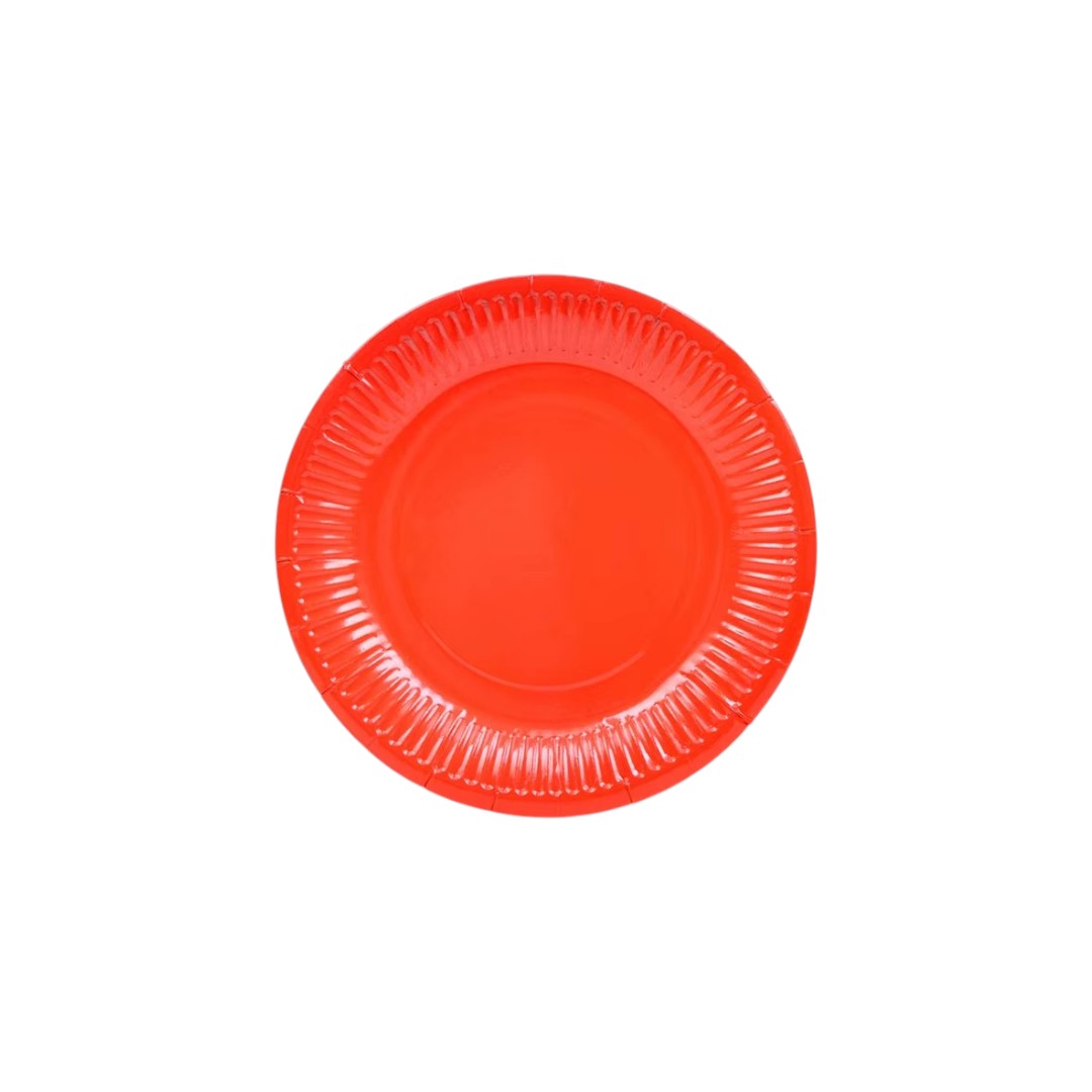 Disposable Party Paper plates Plain 9inch 8pcs