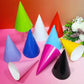 Disposable Party Paper Hat Plain 10pcs