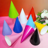 Disposable Party Paper Hat Plain 10pcs