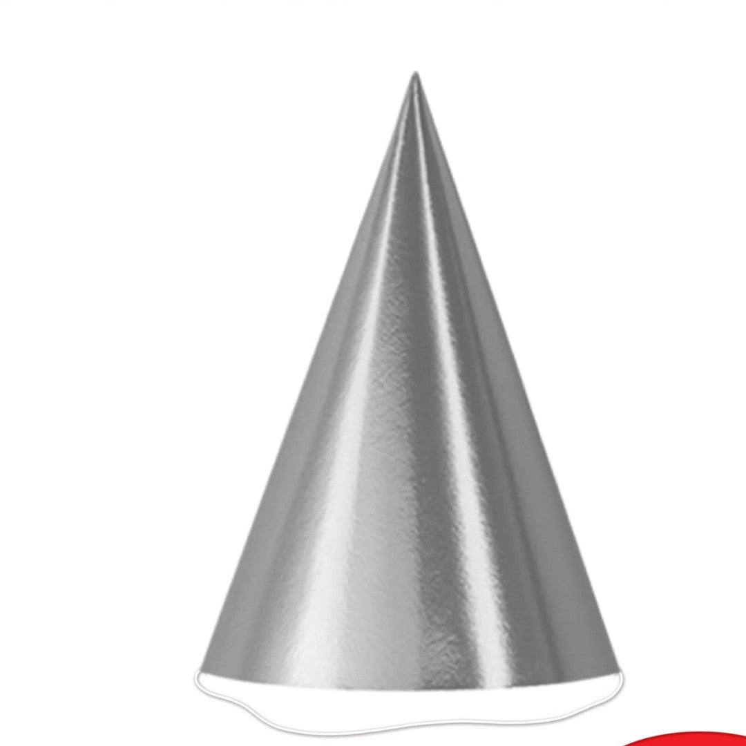 Disposable Party Paper Hat Plain 10pcs