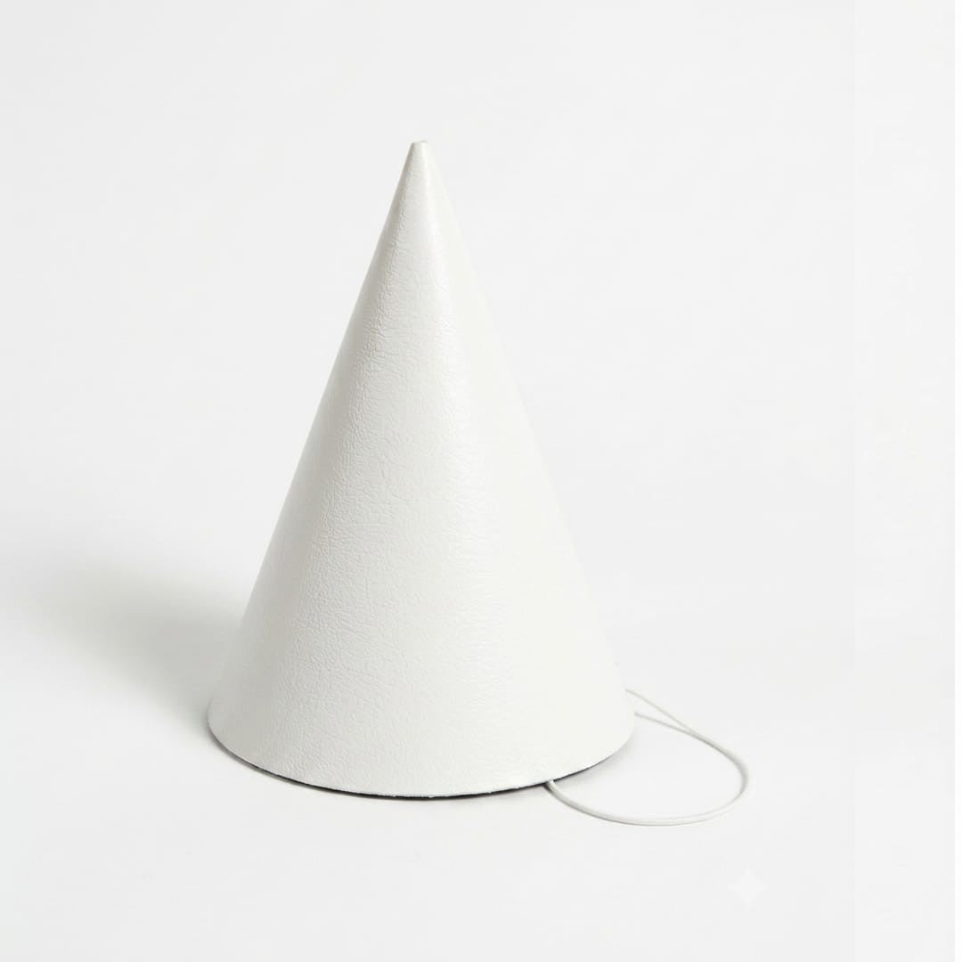 Disposable Party Paper Hat Plain 10pcs