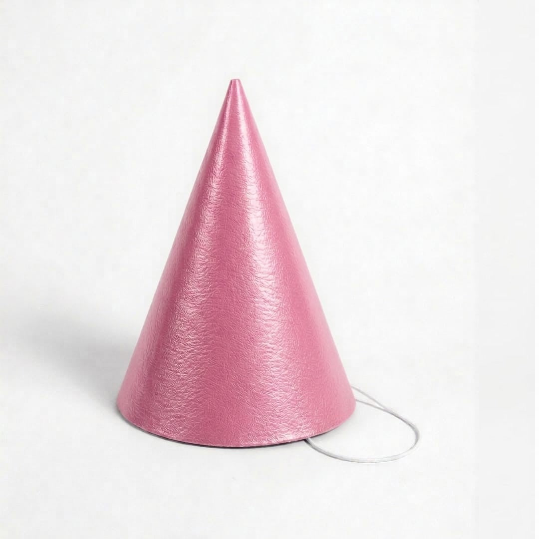 Disposable Party Paper Hat Plain 10pcs