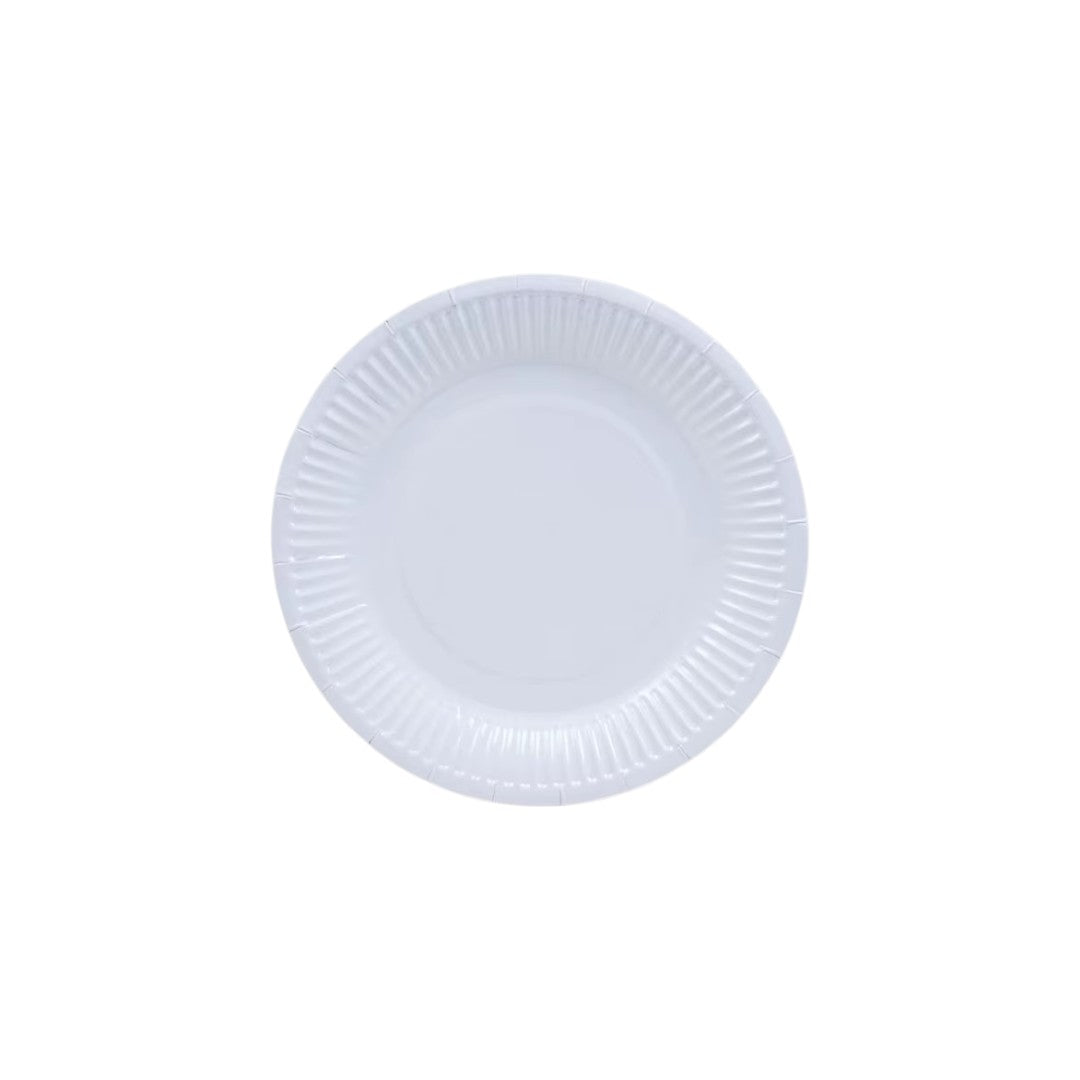 Disposable Party Paper plates Plain 9inch 8pcs