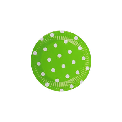 Disposable Party Paper plates Polka Dot 9inch 8pcs