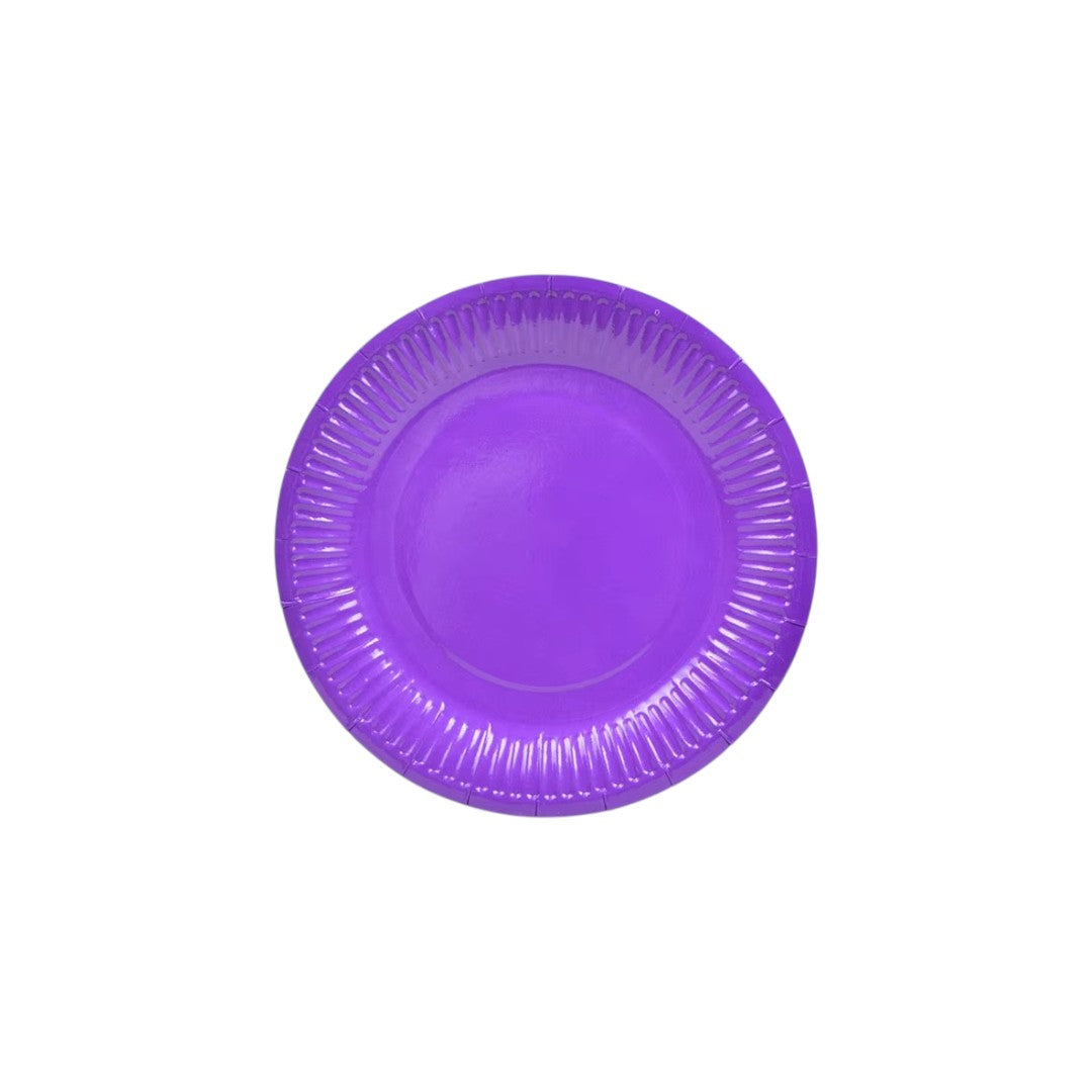 Disposable Party Paper plates Plain 9inch 8pcs