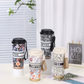 500ml Stainless Steel Vacuum Tumbler with lid Handle