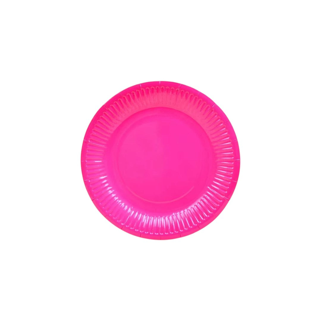 Disposable Party Paper plates Plain 9inch 8pcs