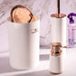 Bathroom Set White With Rose Gold 3pcs Set