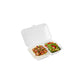 Fomo Food Tray No.30 75 pack 2-DivisioN Clamshell