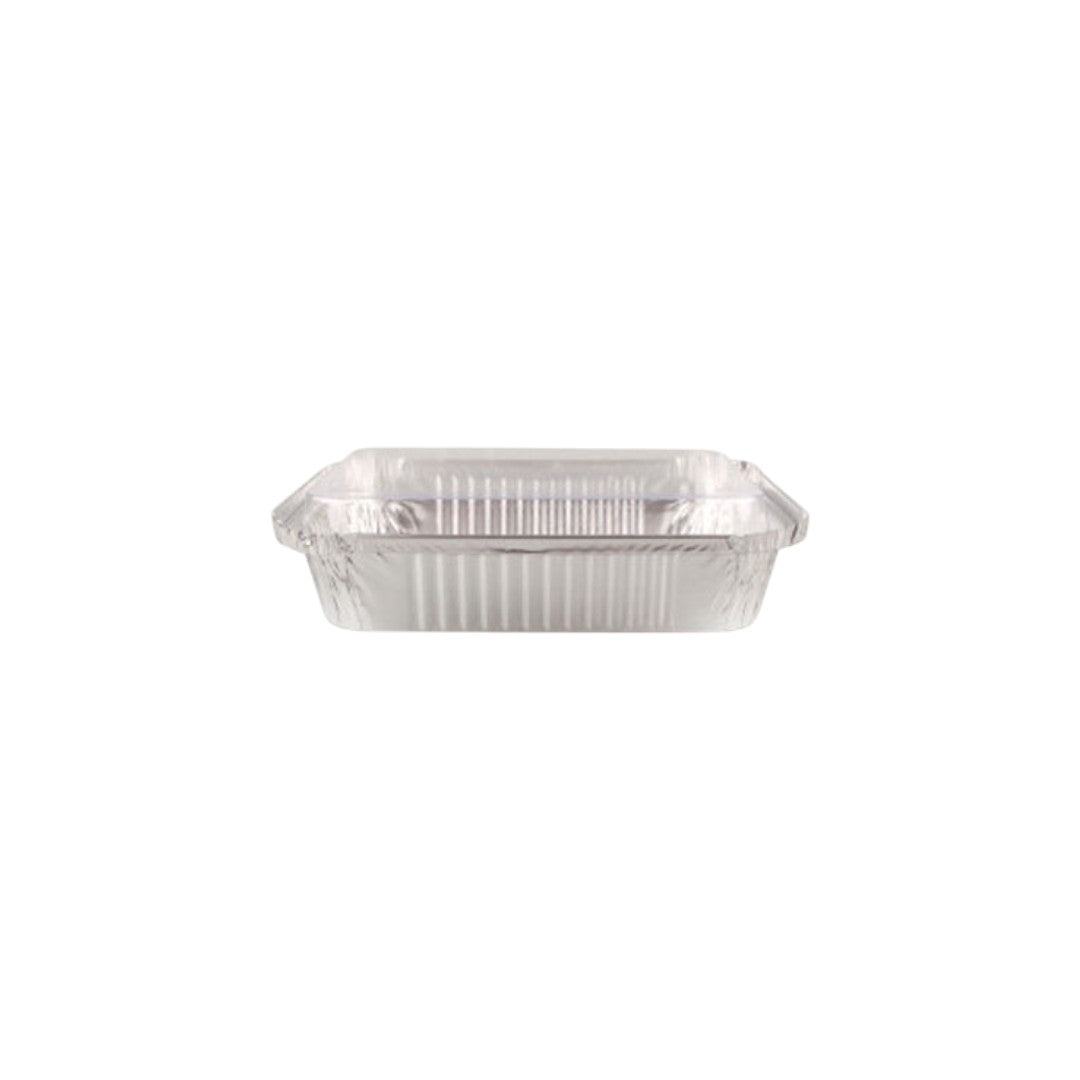 Aluminum Foil Tub - Lunch Meal Container Takeaway 4093P with Clear Lid FG-409PD 1pc