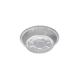 Aluminum Foil Cookie Salad Container Disposable Round 5pc 23.5cmx5.2cm