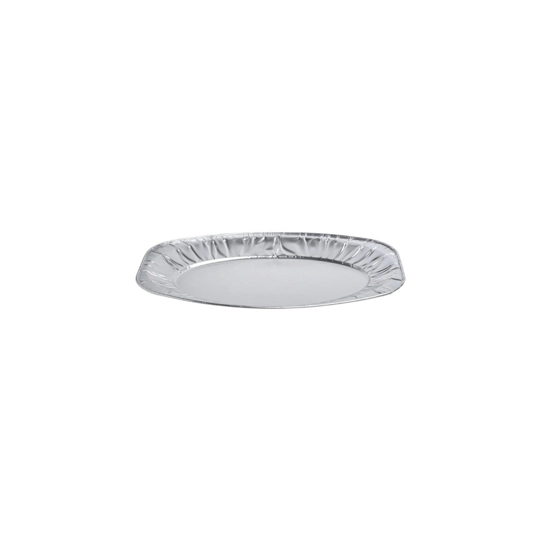 Aluminium Oval Catering Serving Tray with Dome 385x260x21mm