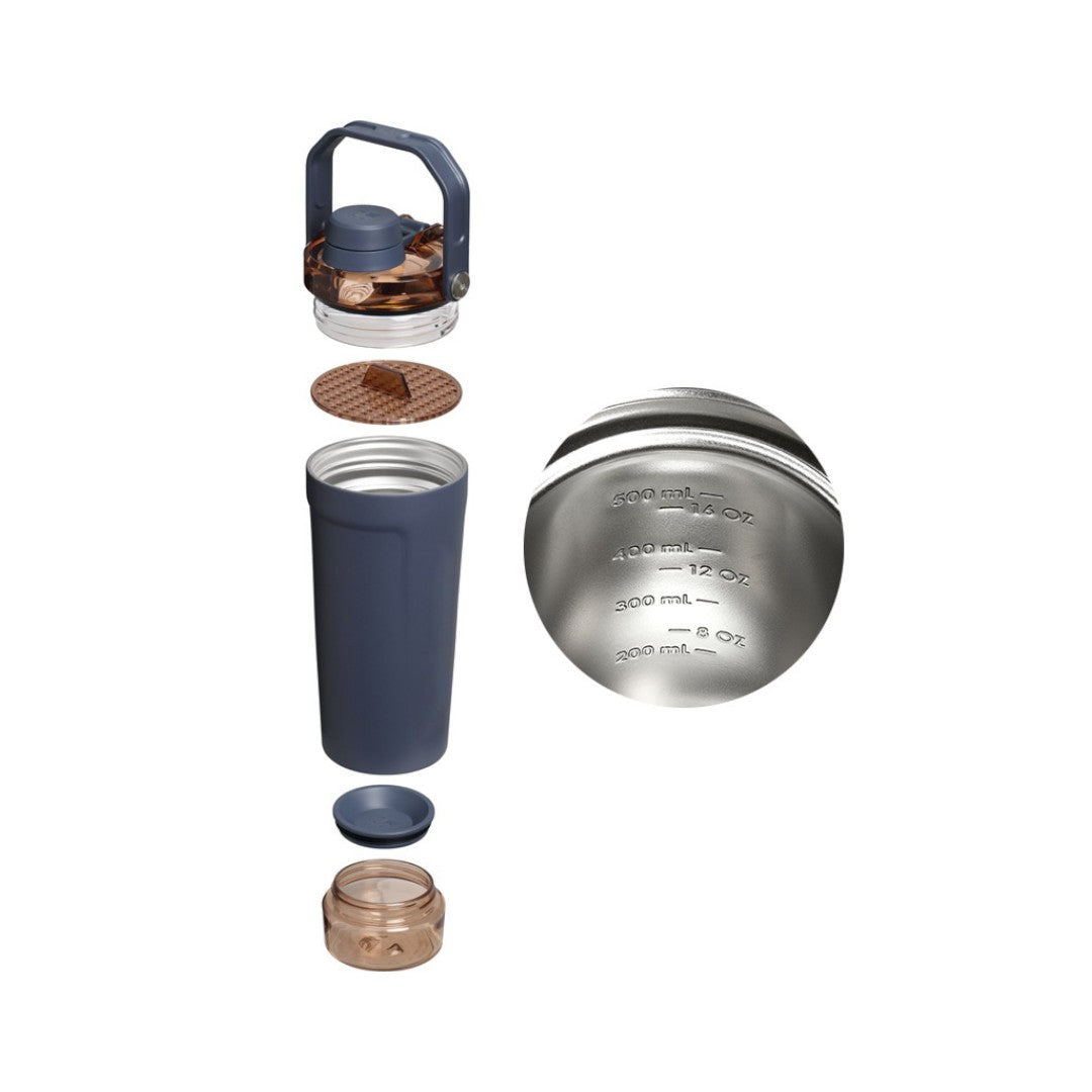 Double Wall Stainless Steel Travel Bottle with Handle