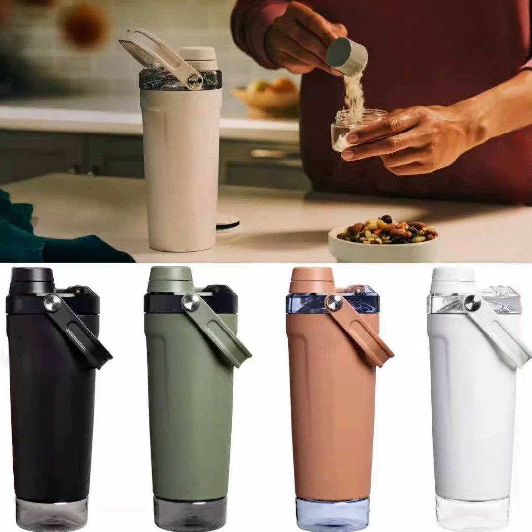 Double Wall Stainless Steel Travel Bottle with Handle