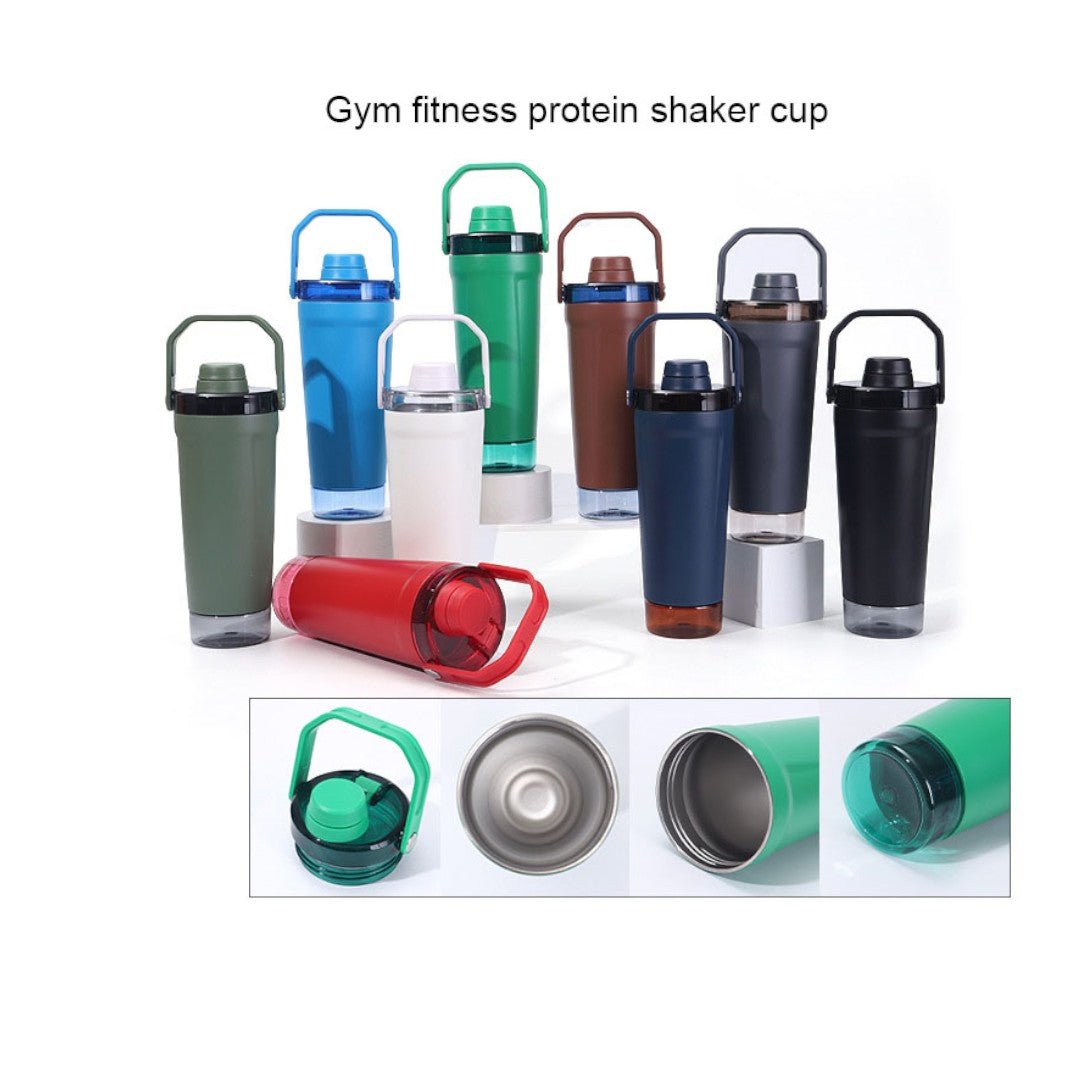 Double Wall Stainless Steel Travel Bottle with Handle