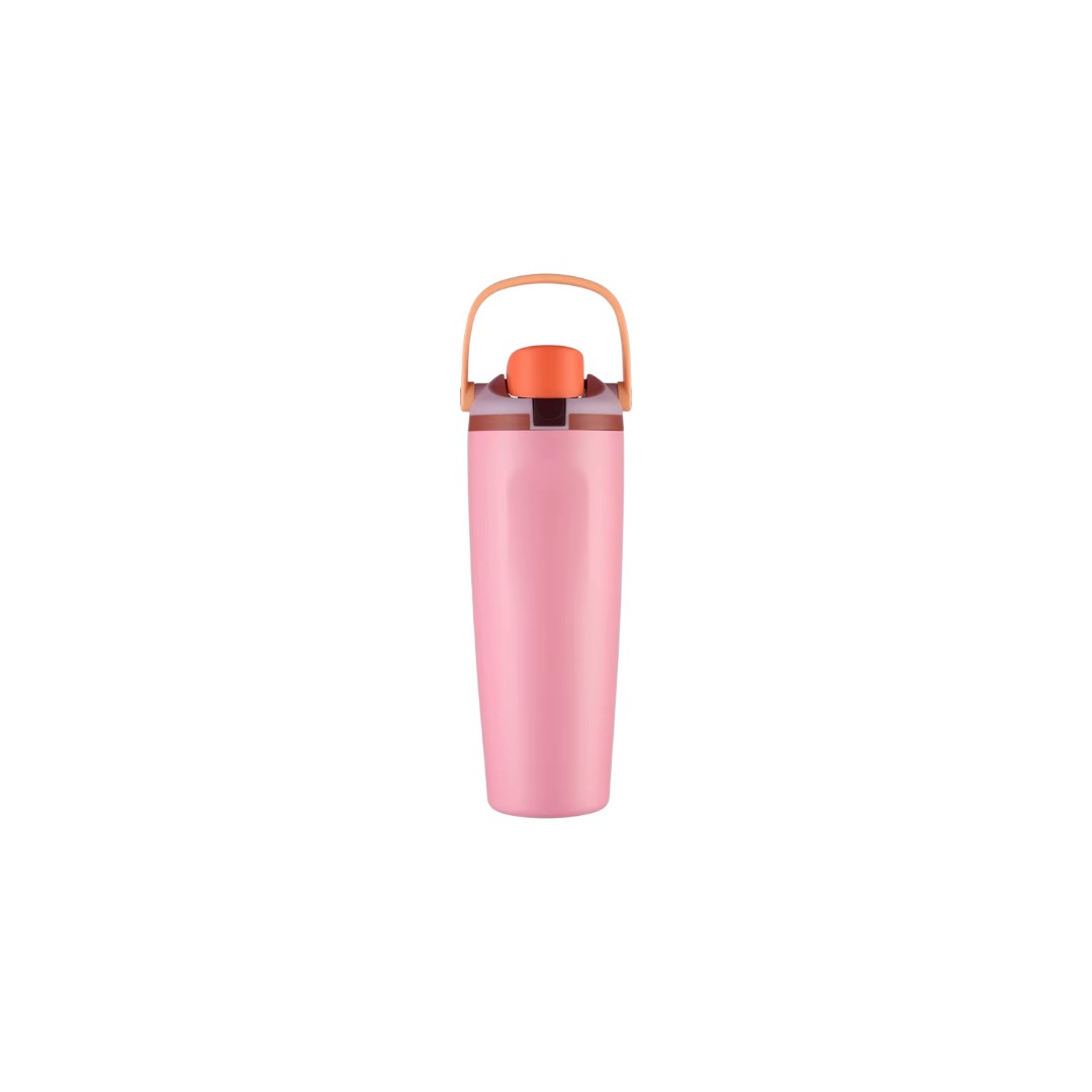 Double-Wall Vacuum Thermos Stainless Steel Portable Handle