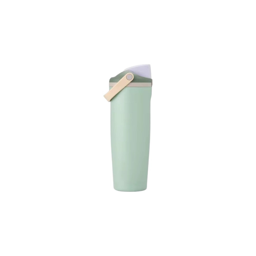 Double-Wall Vacuum Thermos Stainless Steel Portable Handle