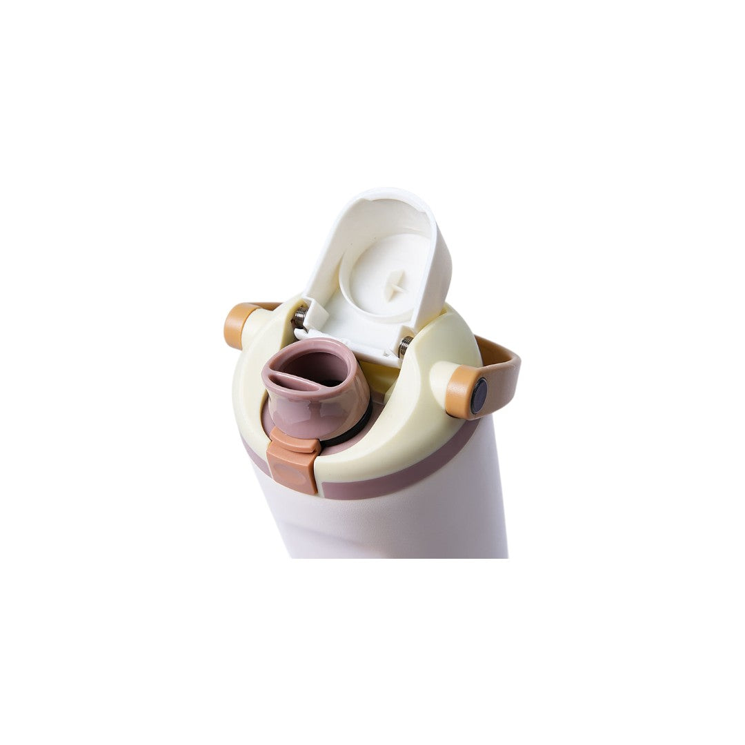 Double-Wall Vacuum Thermos Stainless Steel Portable Handle