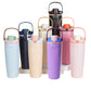 Double-Wall Vacuum Thermos Stainless Steel Portable Handle