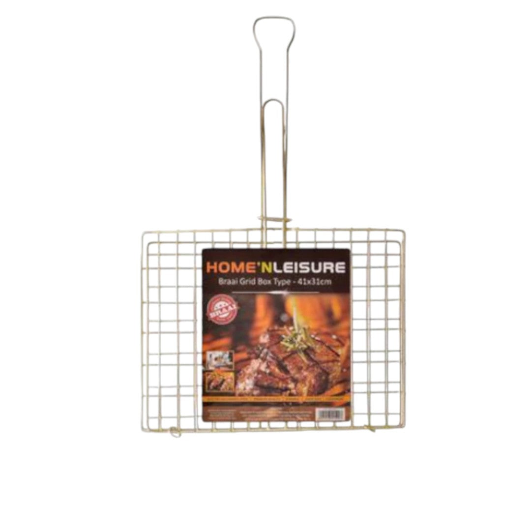 41x31cm Home n Leisure Braai Grid Fixed Handle