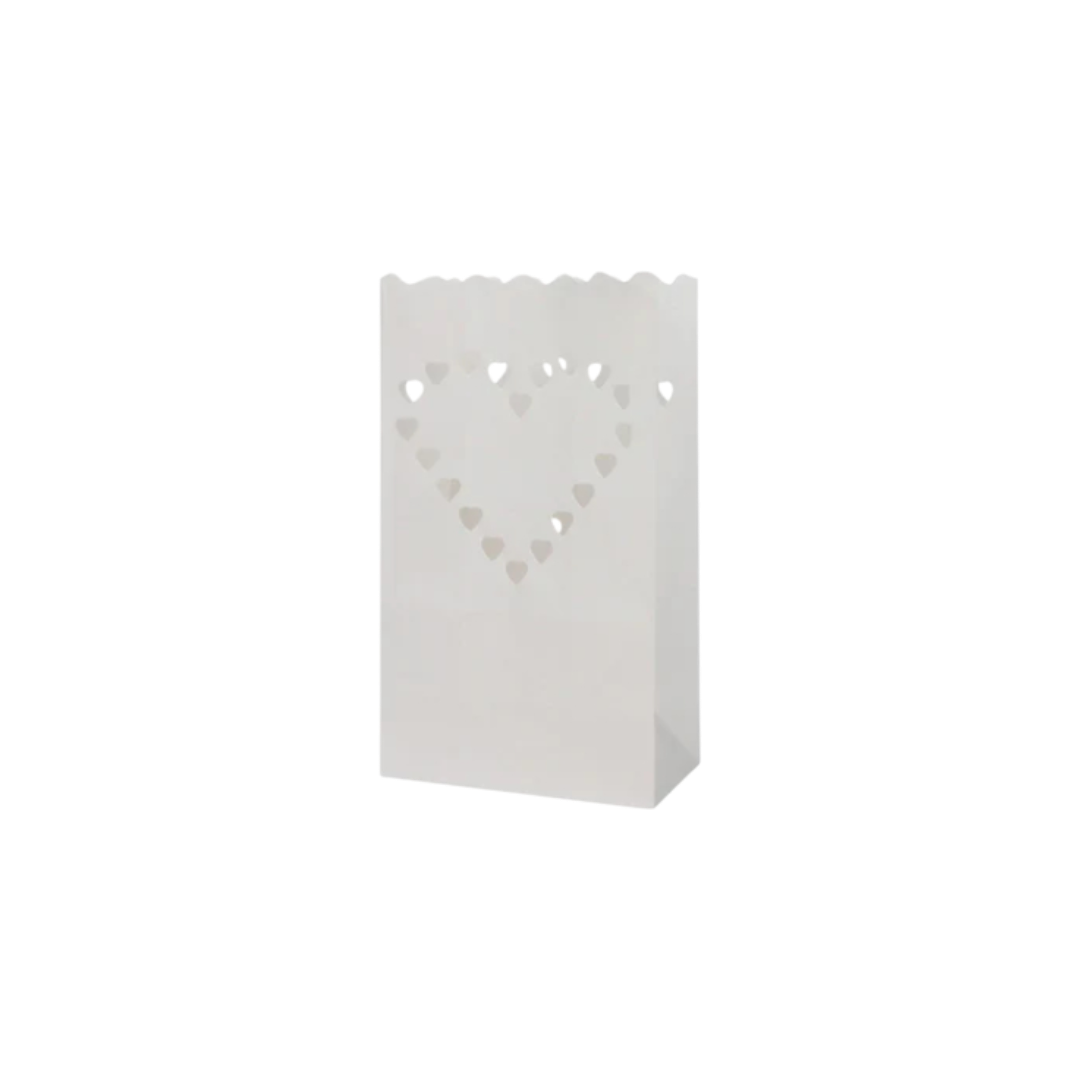 Kraft Paper Bag for Tealight Holder - Lantern Lamp Candle Bags 10pack