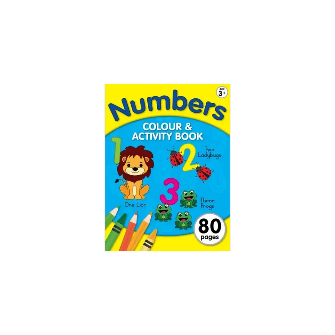 Puzzles Educational Workbook 80pg Numbers- Alphabets