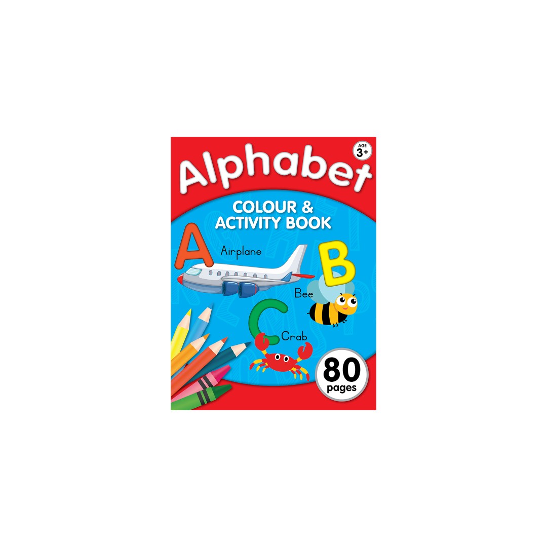 Puzzles Educational Workbook 80pg Numbers- Alphabets