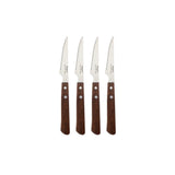 4pcs Regent Kitchen Steak Knives With Wooden Handle