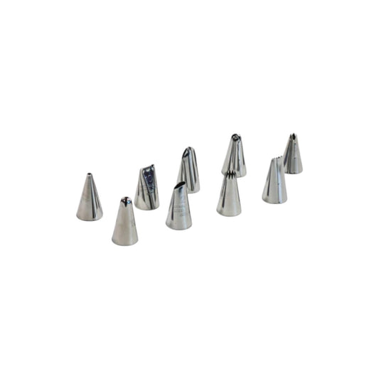 Stainless Steel Icing Nozzles 9 Pack
