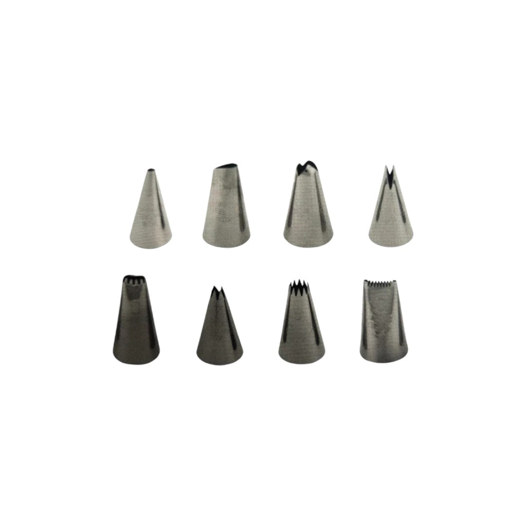 Stainless Steel Icing Nozzles 9 Pack