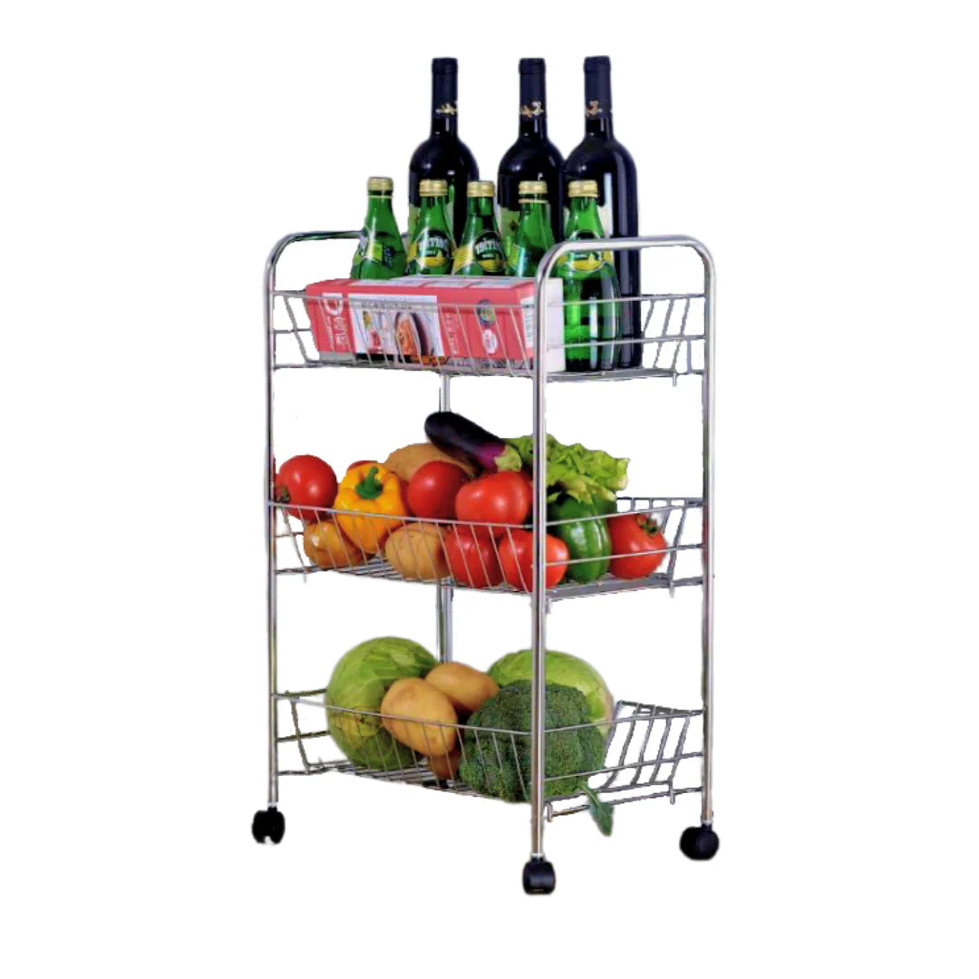 Rectangular Vegetable Rack 3 Tier
