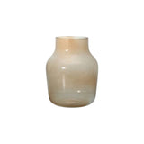 Glass Flower Vase Tapered Neck 19cm