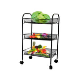 Black Vegetable Rack 3 Tier
