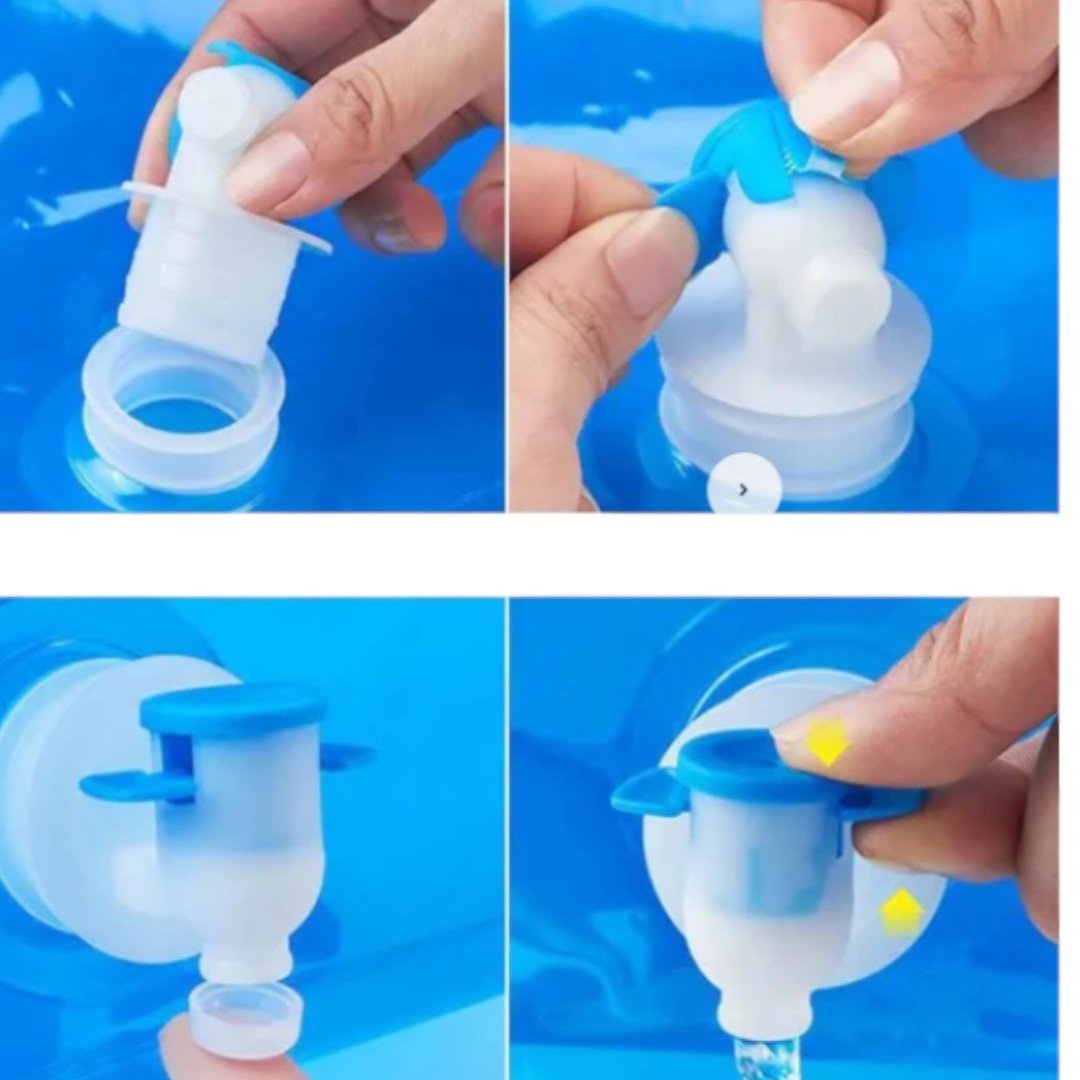 Stand-Up Beverage Portable Carry Pouch Bag Food Grade Clear with Side Spout & Spigot 5L