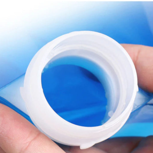 Stand-Up Beverage Portable Carry Pouch Bag Food Grade Clear with Side Spout & Spigot 5L