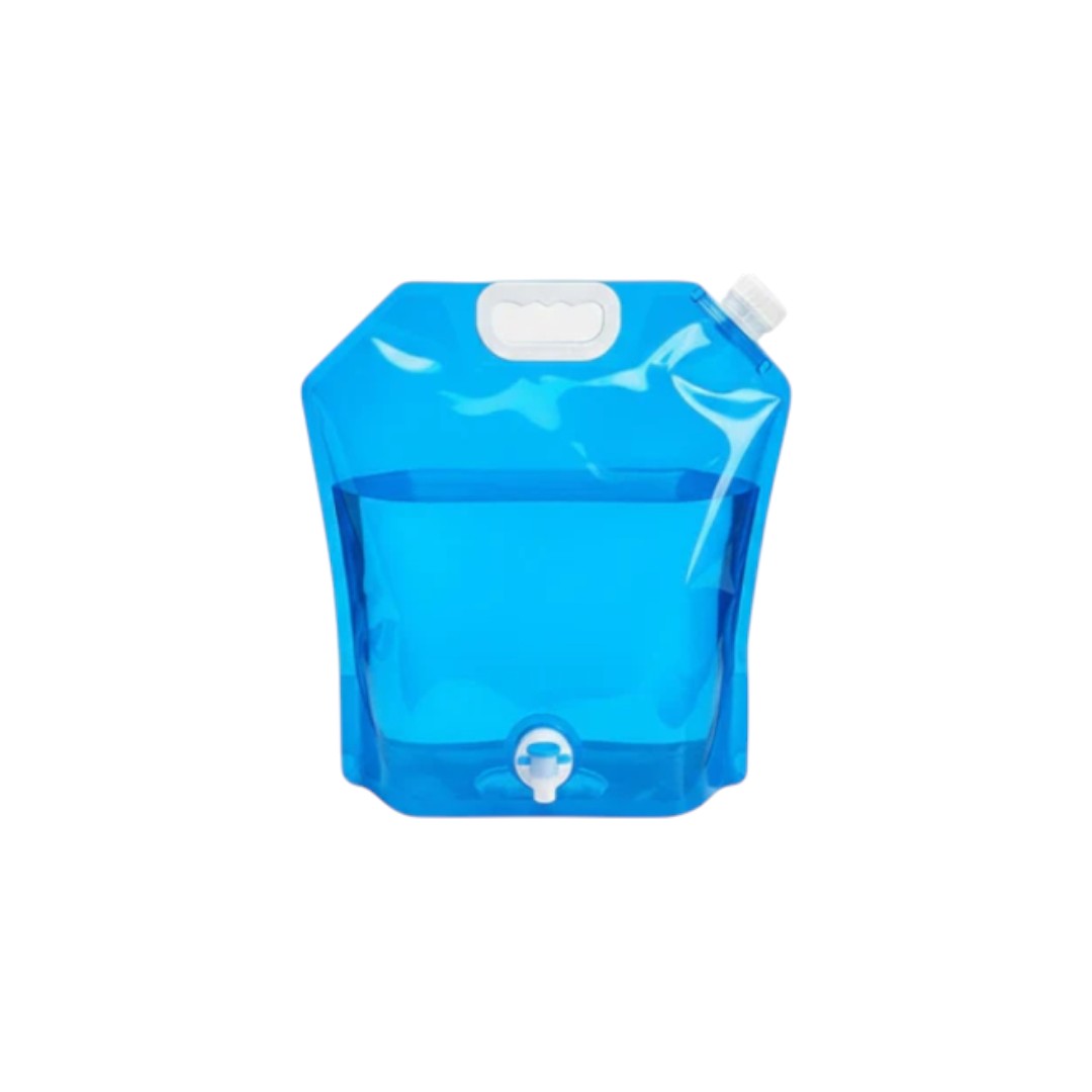 Stand-Up Beverage Portable Carry Pouch Bag Food Grade Clear with Side Spout & Spigot 5L