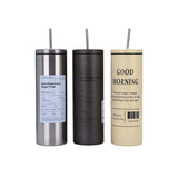 Stainless Steel Vacuum Thermos with Straw