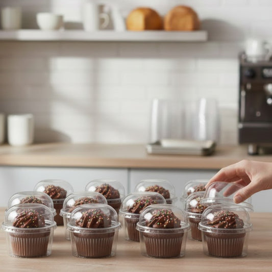 Acrylic Mini Dessert Cup with Lid 10pack