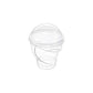 Acrylic Mini Dessert Cups 150ml with Lid 25pack