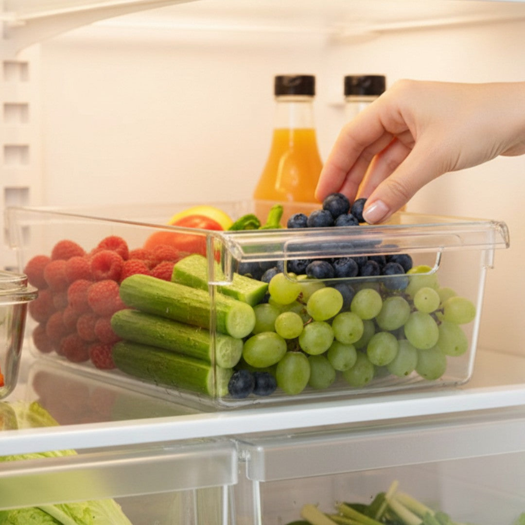 Titiz Plastic Fridge Storage Organizer 150x325x100mm