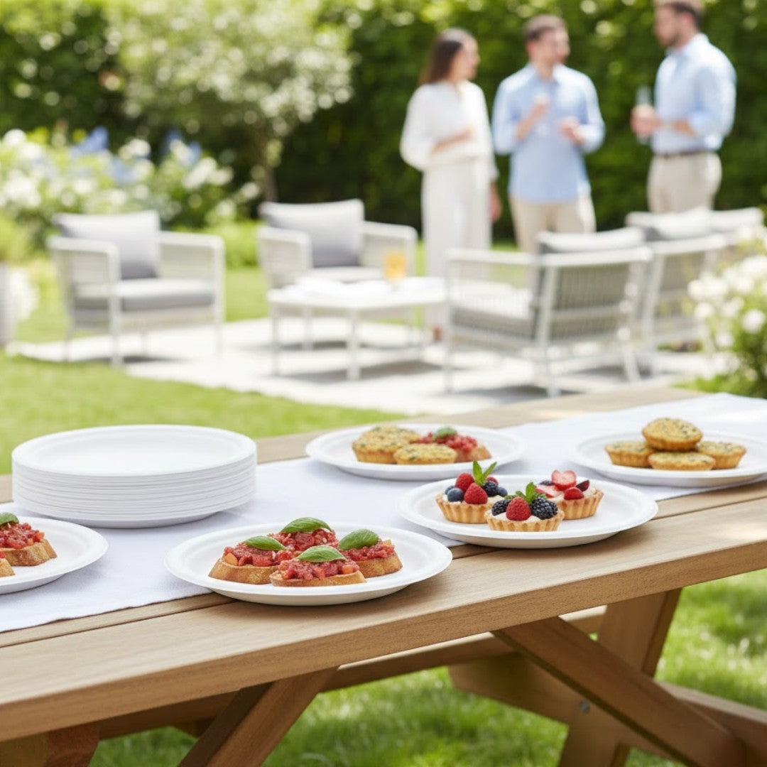 Biodegradable 23cm Round Plate